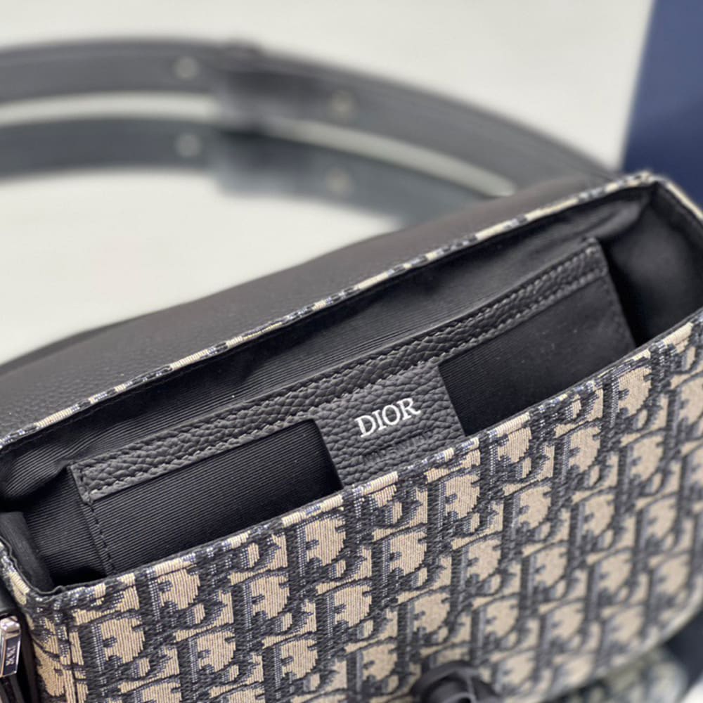 Dior Small Saddle Messenger Bag with Flap