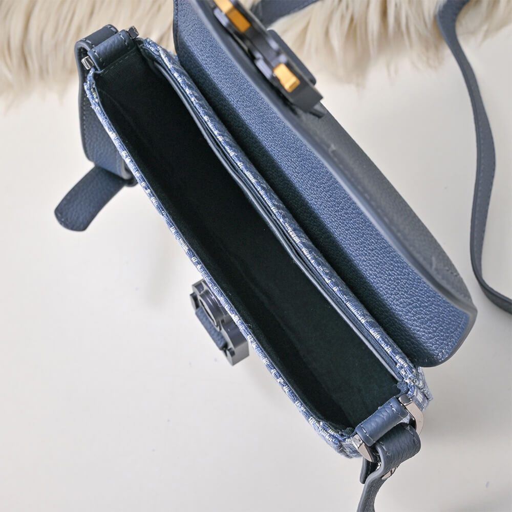 Dior Mini Saddle Messenger Bag with Flap