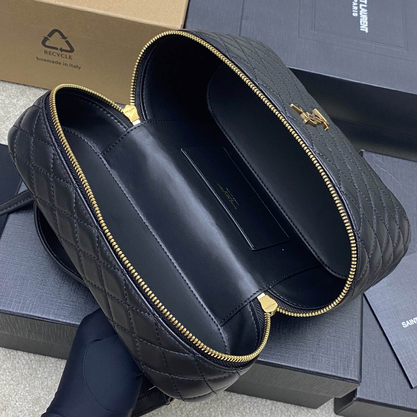 YSL GABY large vanity bag in lambskin