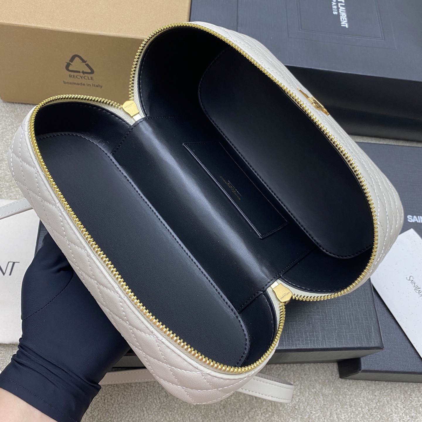 YSL GABY large vanity bag in lambskin